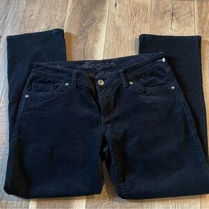 Delia’s Vintage 90s Y2K Morgan Black Corduroy Straight Leg Pants. UUU